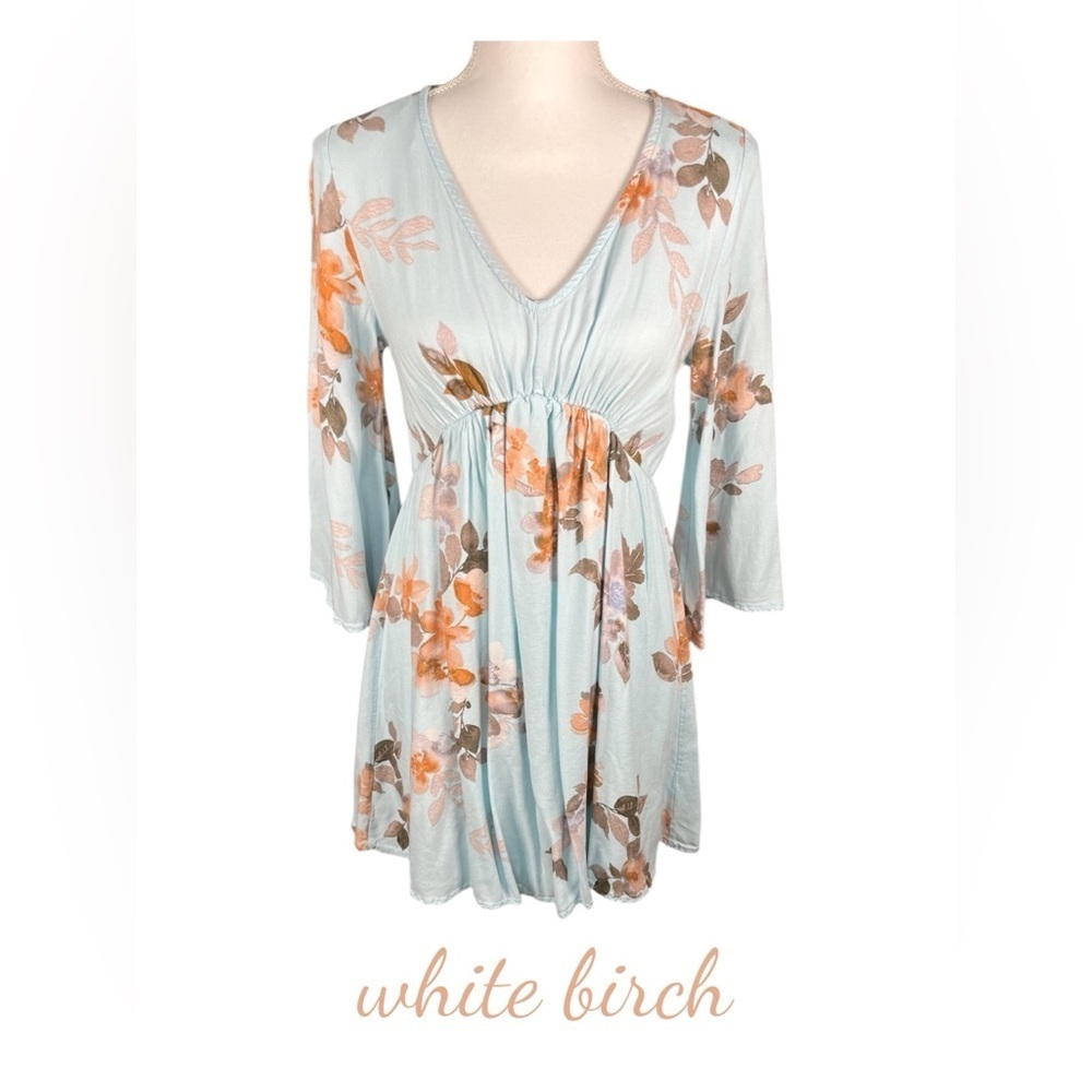 White Birch | Floral Print Dress